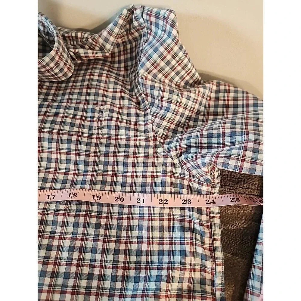 Vtg L.L. Bean Traditional Fit Men's Plaid Button Down Sz L Reg 100% Cotton - Picture 8 of 9